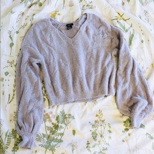 Rue21 Crop Lilac Sweater